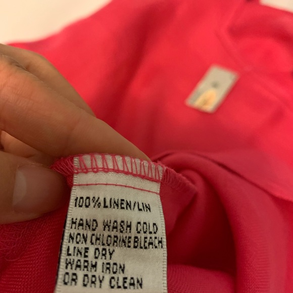 Linen Talbots square neck tank - Picture 8 of 9